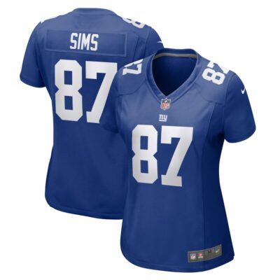 Cam Sims New York Giants Women Game Jersey - Royal