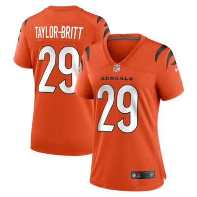 Cam Taylor-Britt Cincinnati Bengals Women Alternate Game Jersey - Orange