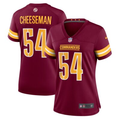 Camaron Cheeseman Washington Commanders Women Game Jersey - Burgundy