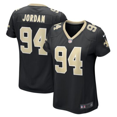 Cameron Jordan New Orleans Saints Women Team Game Jersey - Black