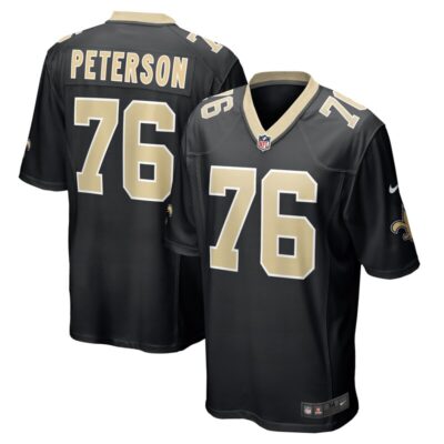 Camron Peterson New Orleans Saints Game Jersey - Black