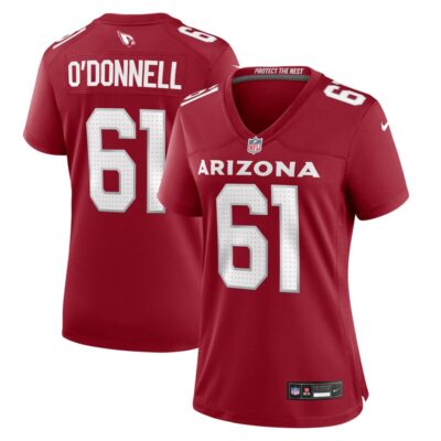 Carter O'Donnell Arizona Cardinals Women Team Game Jersey - Cardinal