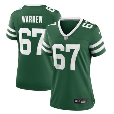 Carter Warren New York Jets Women Team Game Jersey - Legacy Green