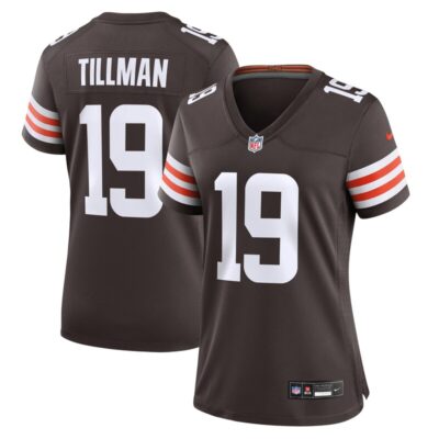 Cedric Tillman Cleveland Browns Women Game Jersey - Brown