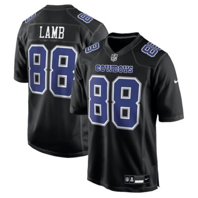 CeeDee Lamb Dallas Cowboys Fashion Game Jersey - Carbon Black