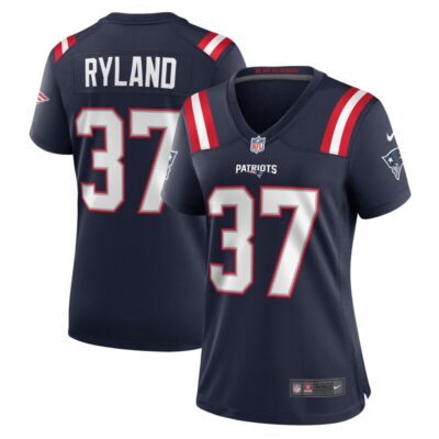 Chad Ryland New England Patriots Women Team Game Jersey - Navy