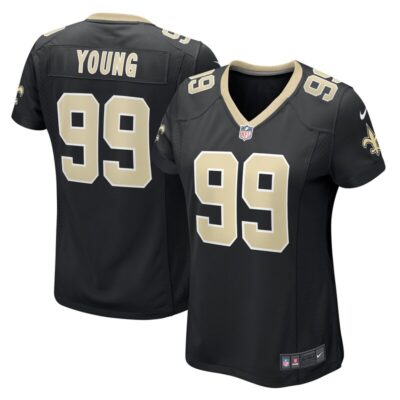 Chase Young New Orleans Saints Women Game Jersey - Black