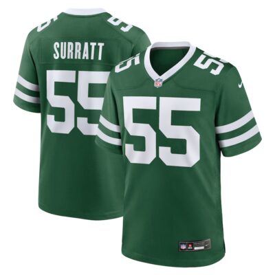 Chazz Surratt New York Jets Team Game Jersey - Legacy Green