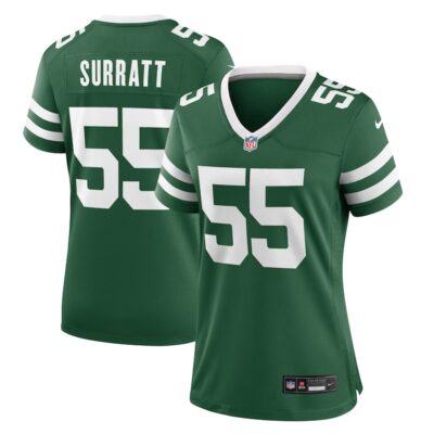 Chazz Surratt New York Jets Women Team Game Jersey - Legacy Green