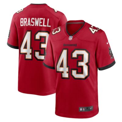 Chris Braswell Tampa Bay Buccaneers Game Jersey - Red