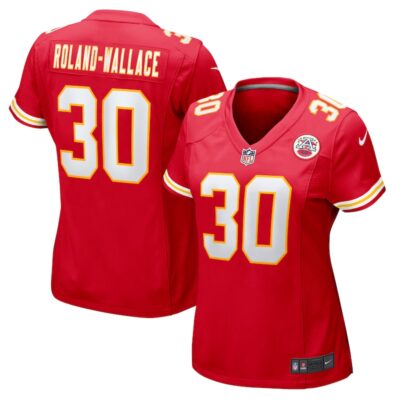 Chris Roland-Wallace Kansas City Chiefs Women Game Jersey - Red