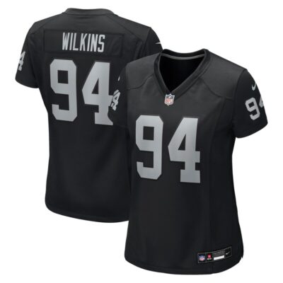 Christian Wilkins Las Vegas Raiders Women Team Game Jersey - Black