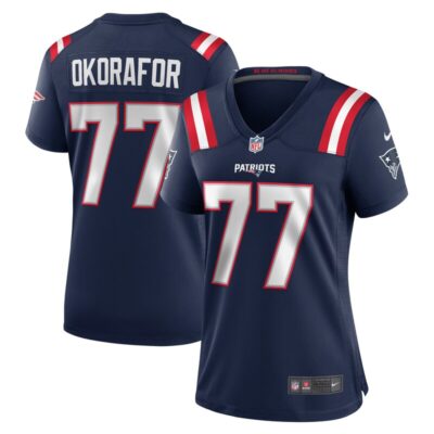 Chukwuma Okorafor New England Patriots Women Game Jersey - Navy