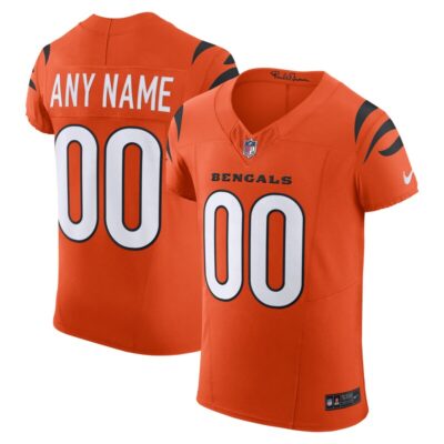 Cincinnati Bengals Alternate Vapor F.U.S.E. Elite Custom Jersey - Men's Orange