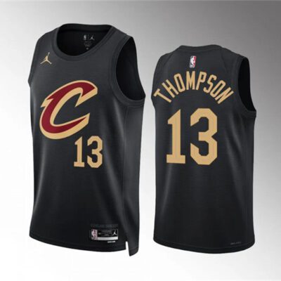 Cleveland Cavaliers #13 Tristan Thompson Black Statement Edition Stitched Jersey