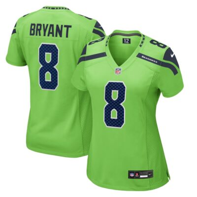 Coby Bryant Seattle Seahawks Women Game Jersey - Neon Green