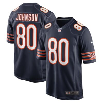 Collin Johnson Chicago Bears Game Jersey - Navy