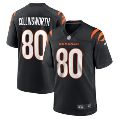 Cris Collinsworth Cincinnati Bengals Team Retired Player Game Jersey - Black