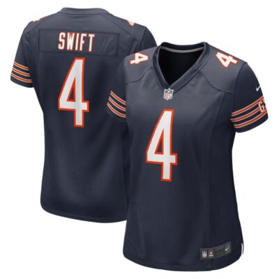 D'Andre Swift Chicago Bears Women Game Jersey - Navy