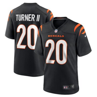 DJ Turner Cincinnati Bengals Team Game Jersey - Black