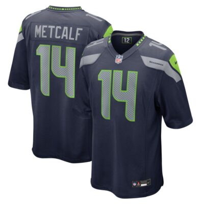 DK Metcalf Seattle Seahawks Game Jersey - College Navy