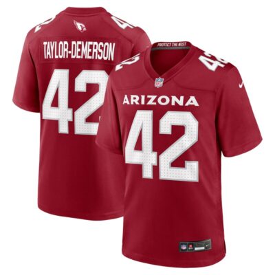 Dadrion Taylor-Demerson Arizona Cardinals Team Game Jersey - Cardinal