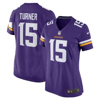 Dallas Turner Minnesota Vikings Women Game Jersey - Purple