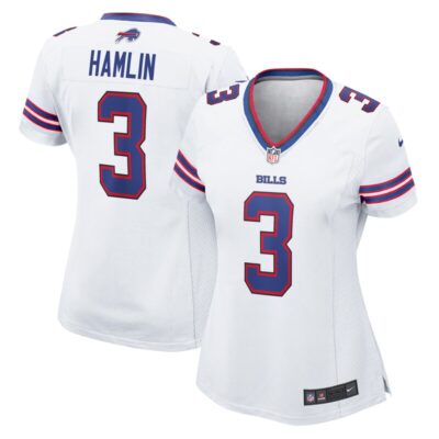 Damar Hamlin Buffalo Bills Women Game Jersey - White