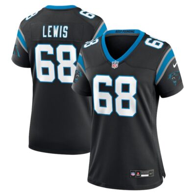 Damien Lewis Carolina Panthers Women Game Jersey - Black