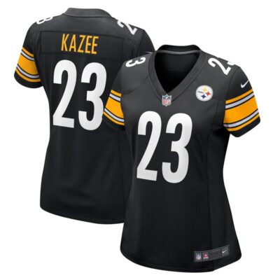 Damontae Kazee Pittsburgh Steelers Women Game Jersey - Black