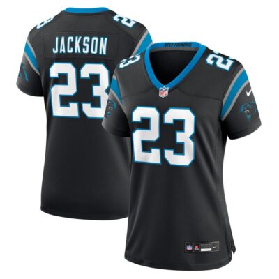 Dane Jackson Carolina Panthers Women Game Jersey - Black