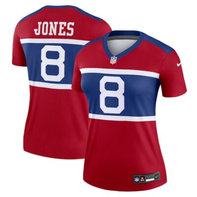 Daniel Jones New York Giants Women Alternate Legend Player Performance Top - Red