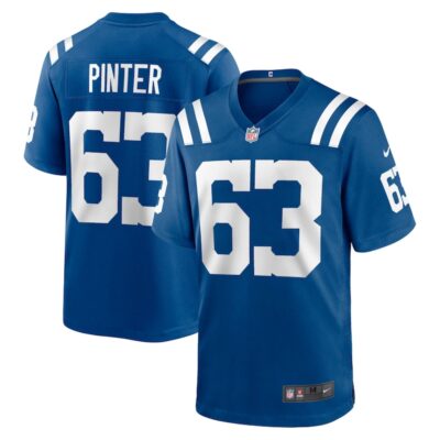 Danny Pinter Indianapolis Colts Game Jersey - Royal