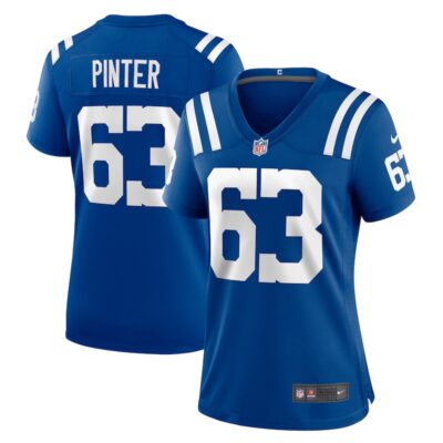 Danny Pinter Indianapolis Colts Women Game Jersey - Royal