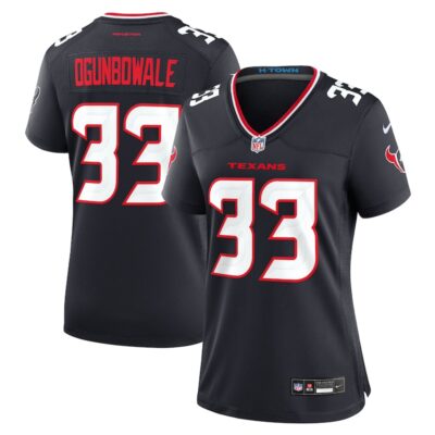 Dare Ogunbowale Houston Texans Women Team Game Jersey - Navy