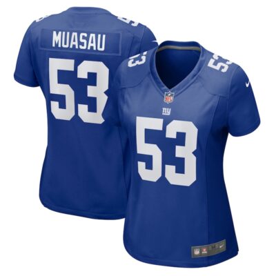 Darius Muasau New York Giants Women Game Jersey - Royal