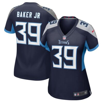 Darrell Baker Jr Tennessee Titans Women Game Jersey - Navy