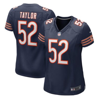 Darrell Taylor Chicago Bears Women Game Jersey - Navy