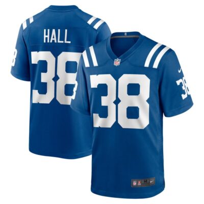 Darren Hall Indianapolis Colts Game Jersey - Royal