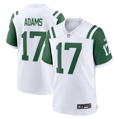 Davante Adams New York Jets White Classic Alternate Game Jersey