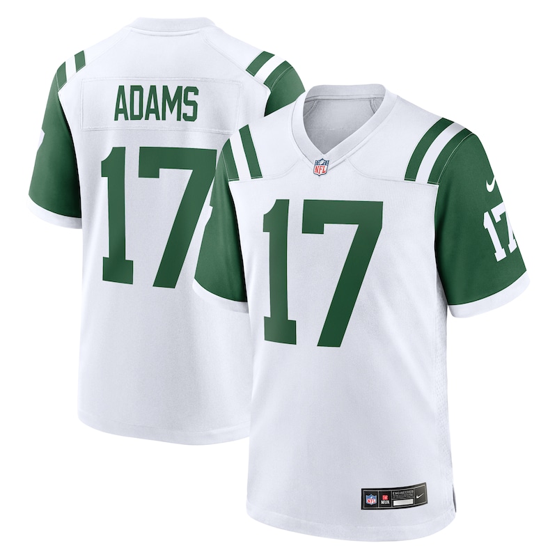 Davante Adams New York Jets White Classic Alternate Game Jersey