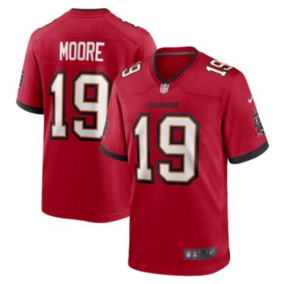 David Moore Tampa Bay Buccaneers Game Jersey - Red