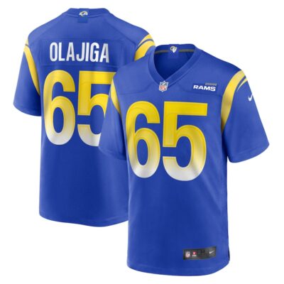 David Olajiga Los Angeles Rams Game Jersey - Royal