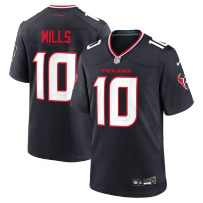 Davis Mills Houston Texans Team Game Jersey - Navy