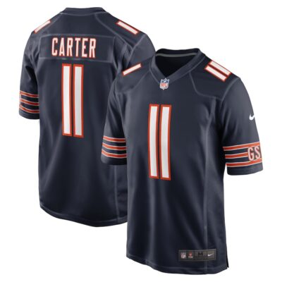 DeAndre Carter Chicago Bears Game Jersey - Navy