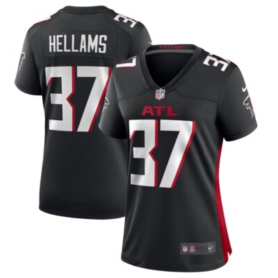 DeMarcco Hellams Atlanta Falcons Women Team Game Jersey - Black