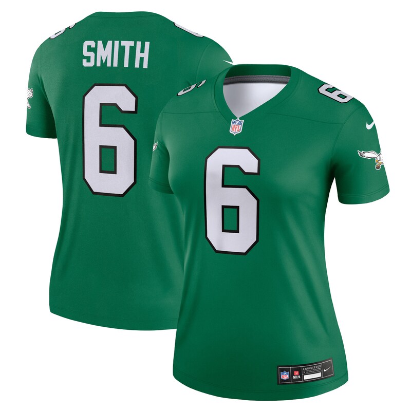 DeVonta Smith Philadelphia Eagles Women Alternate Legend Player Performance Top - Kelly Green
