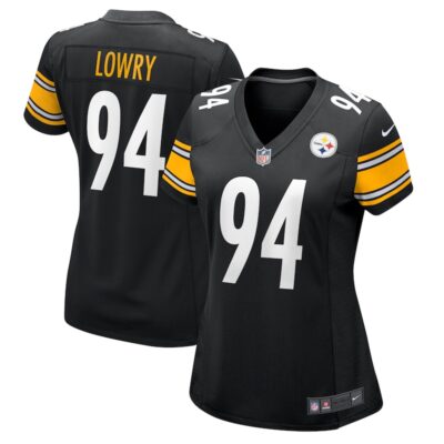 Dean Lowry Pittsburgh Steelers Women Game Jersey - Black