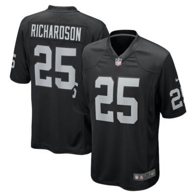 Decamerion Richardson Las Vegas Raiders Team Game Jersey - Black