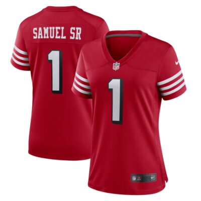 Deebo Samuel Sr San Francisco 49ers Women Alternate Game Jersey - Scarlet